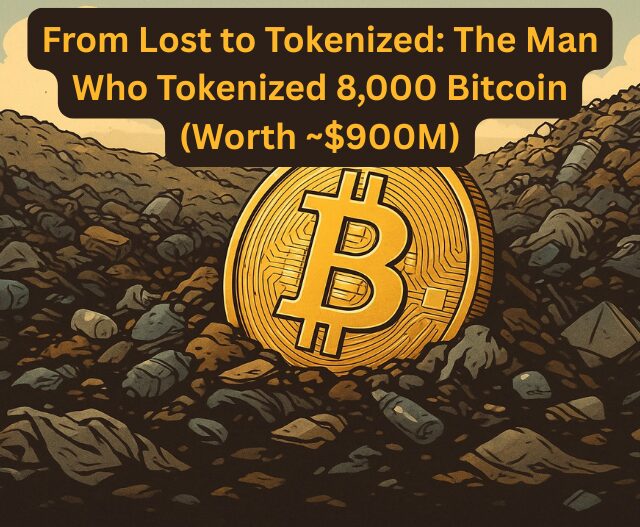 Tokenized Bitcoin From Lost to Tokenized: The Man Who Tokenized 8,000 Bitcoin (Worth ...